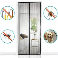 Magnetic Mosquito Net, Summer Insect Fly Control, Door Curtain Net, Living Room, Bedroom Curtain, Automatic Closing Door Screen 4