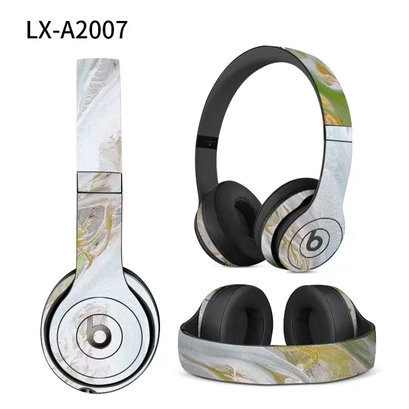 

Colorful Protective Sticker for Beats Solo 2 3 Headset Wrap Cover Universal Vinyl Decal Skin for Beats Solo 3 Wireless Headphone
