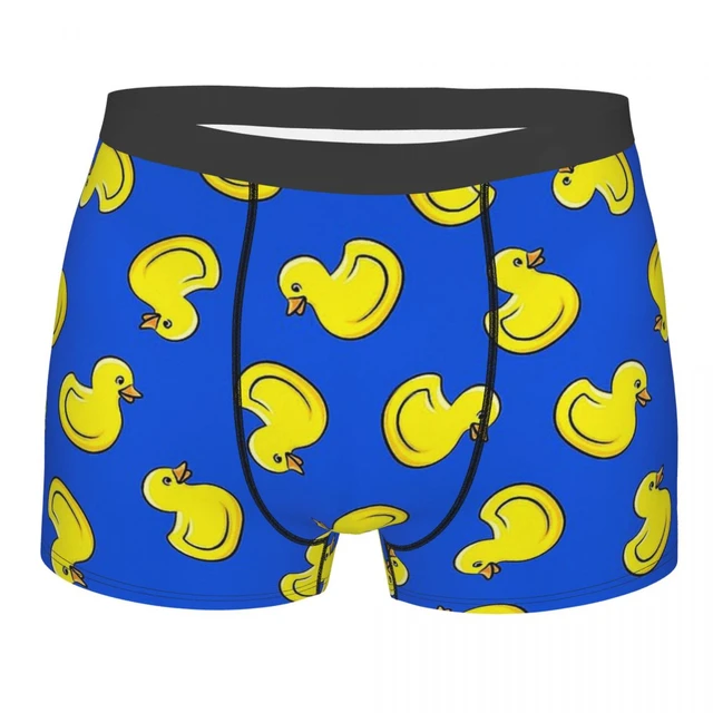 Yellow Bath Duck Men Underwear Cute Animal Boxer Briefs Shorts Panties Funny  Breathable Underpants for Male S-XXL - AliExpress