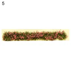 Miniature Garden Decor: Durable Static Scenery and Landscape Flower Clusters for Wargame and Model Building (5)