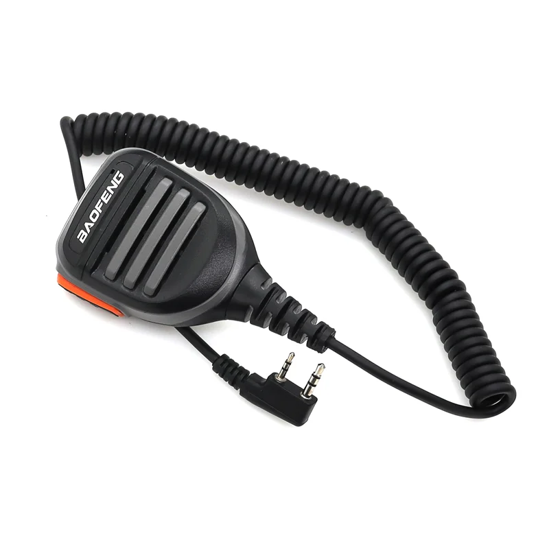 Two Way Radio Microphone BAOFENG 1Watt Speaker Palm Waterproof Microphone for UV-5R BF-888S DM-1701 DM-1801 TYT MD-390 Portable Two Way Radio