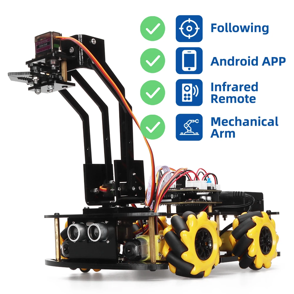 Kit De Démarrage De Robot Intelligent Pour Le Projet Arduino, Avec ...