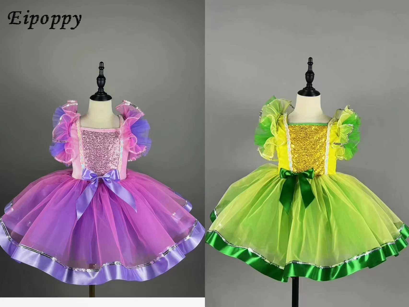 

Children's Pettiskirt Kindergarten Dance Princess Dress Dress Girls' Veil Dress Performance Wear