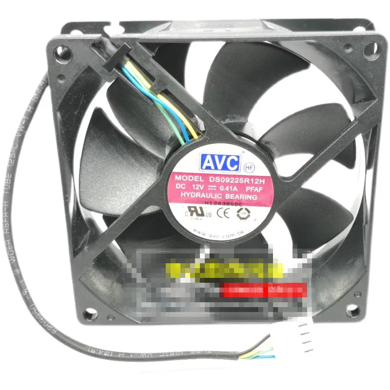 

Бесплатная доставка, новый AVC 9225 12V 0.41A DS09225R12H 4-проводной ШИМ охлаждающий вентилятор с контролем температуры