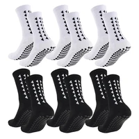 6 paires hommes femmes football grip chaussettes serviette bas sport chaussettes rugby football cyclisme course exercice athlétique chaussettes 1