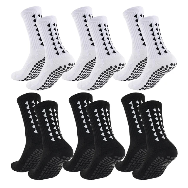 6 paires hommes femmes football grip chaussettes serviette bas sport chaussettes rugby football cyclisme course exercice athlétique chaussettes 1