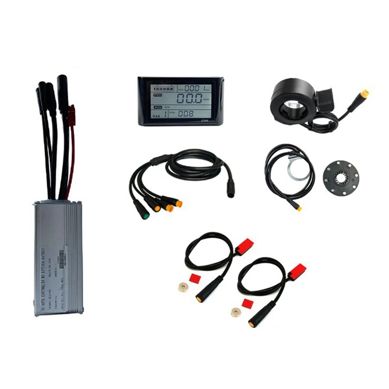 

36V 48V 750W E-Bike 25A Sine Wave Brushless Controller Accessories Parts With S900 Display E-Bike Light Display