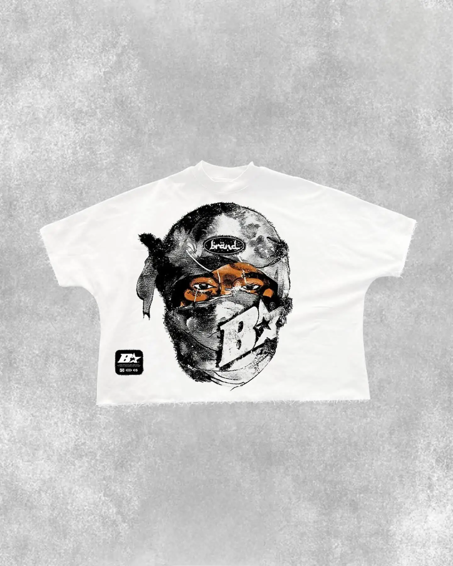 thumbnail image 1 of Camiseta holgada de gran tamaño para hombre y mujer, estilo Harajuku japonés, con estampado gráfico de ninja, estilo anime, Y2k Street, de algodón, manga corta, 1 of 5