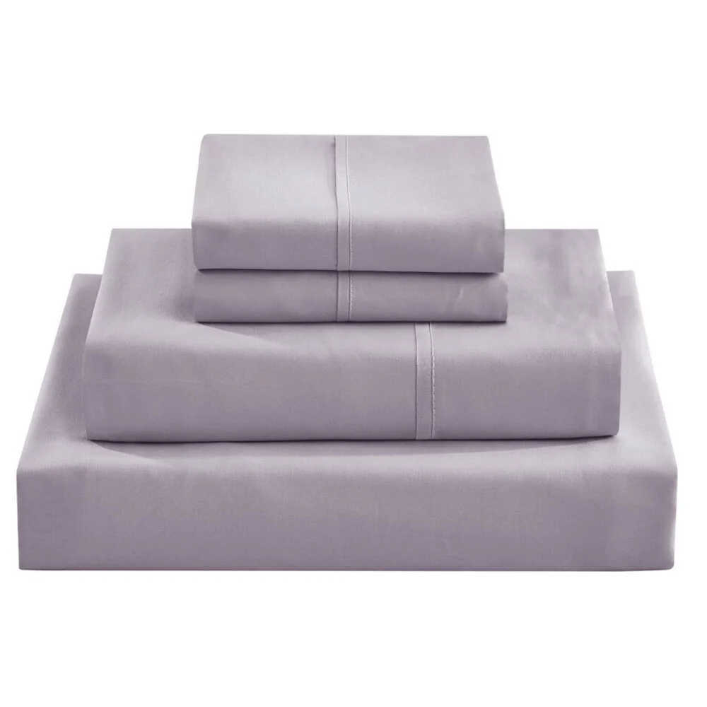 Biancheria da letto, biancheria da letto, pezzo singolo, lenzuolo opaco tinta unita, lenzuolo tessile per la casa, set di quattro pezzi_voghion.com