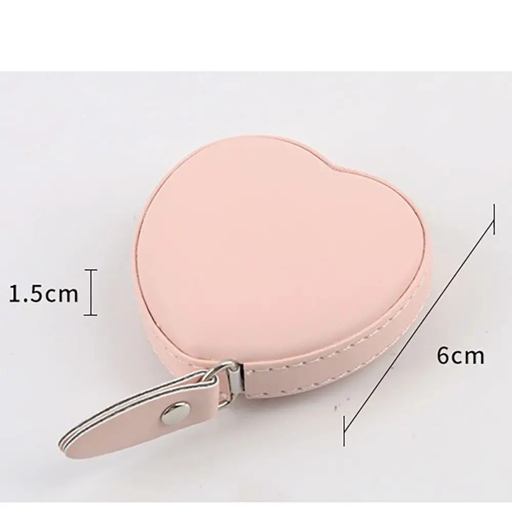 Portable Love Tape Measure Flexible Ruler Measuring Tape Cute Heart Shape Wear Resistant Mini Ruler for Body Measuring Tool tape measure,measuring tape,measuring ruler