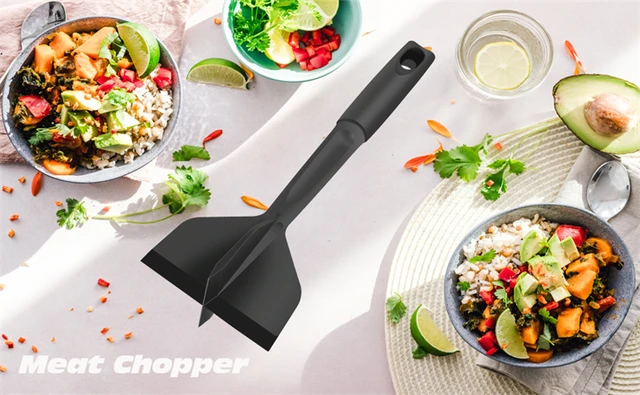 Good Cook Touch High-Temp Hamburger Meat Chopper Black