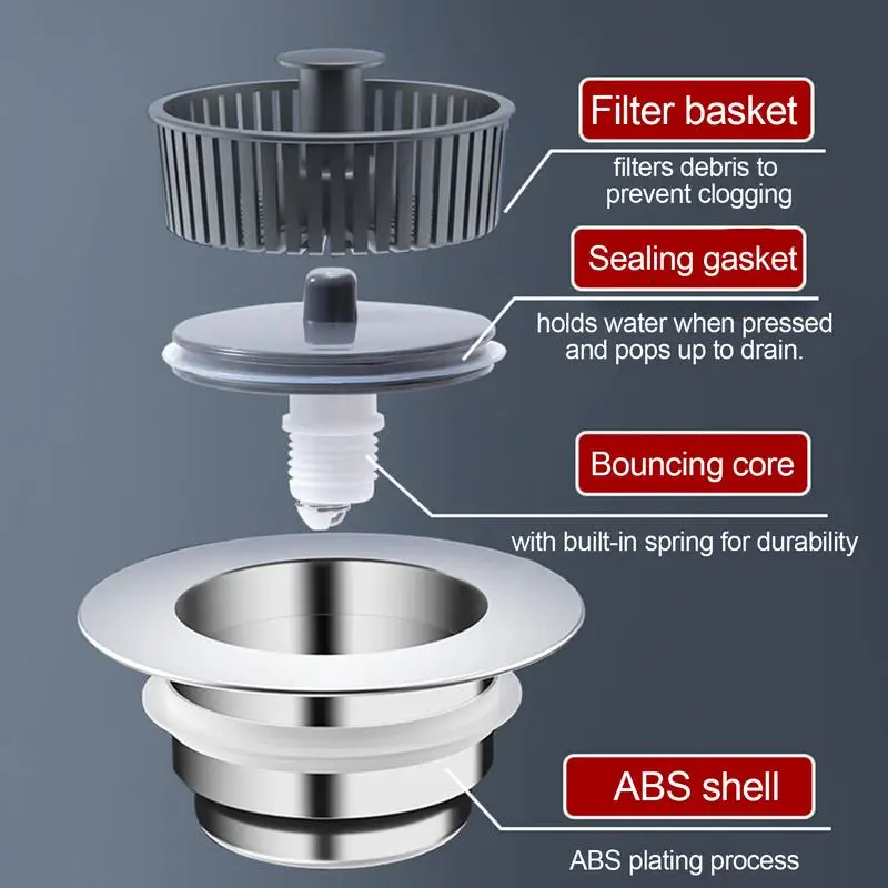

1PCS Kitchen Sink Filter Stainless Steel Mesh Sink Strainer Sink Strainer Drainer Floor Drain Waste Stopper Wash Basin Faucet