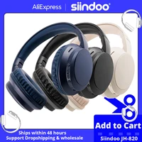 Siindoo JH-820 Wireless Bluetooth Headphones, 60H Playtime,3 EQ Sound Modes,Foldable Lightweight Bluetooth 5.4 for Travel Study 1