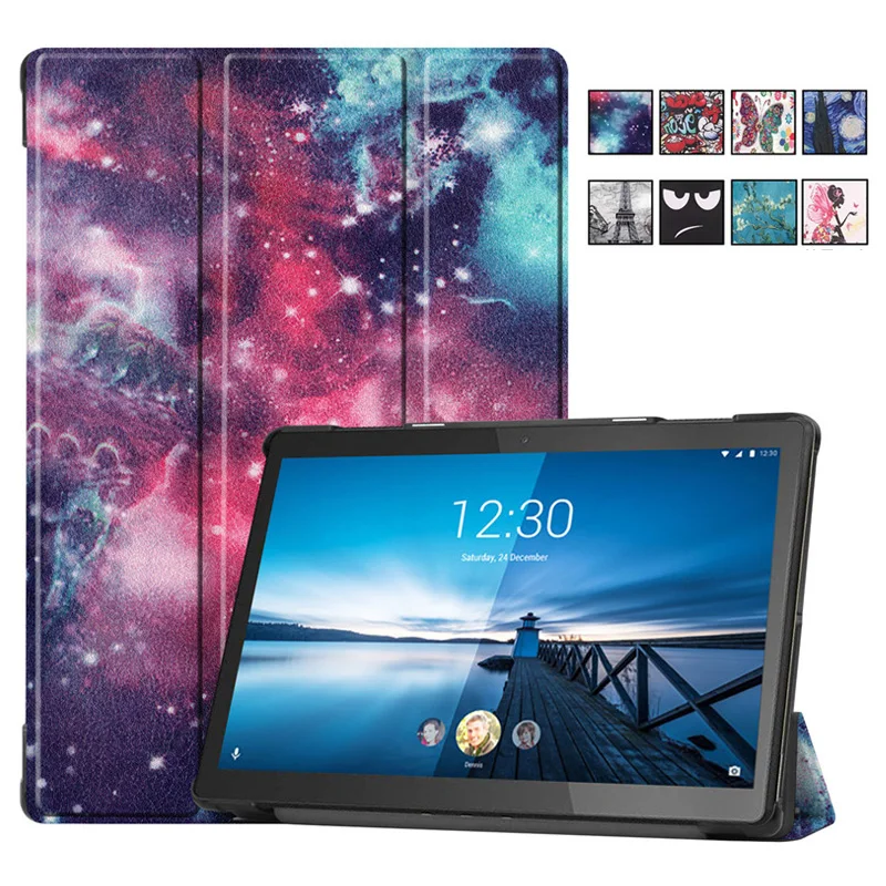 

Чехол для Lenovo Tab M10, держатель для смартфона, трехскладной чехол для планшета Lenovo Tab M10, чехол для смартфона 10 дюймов, 1 дюйм