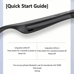 Lenovo 8K AI - Enhanced Smart Sunglasses with Video, Photo, Translation, and Bluetooth Audio - Transparent