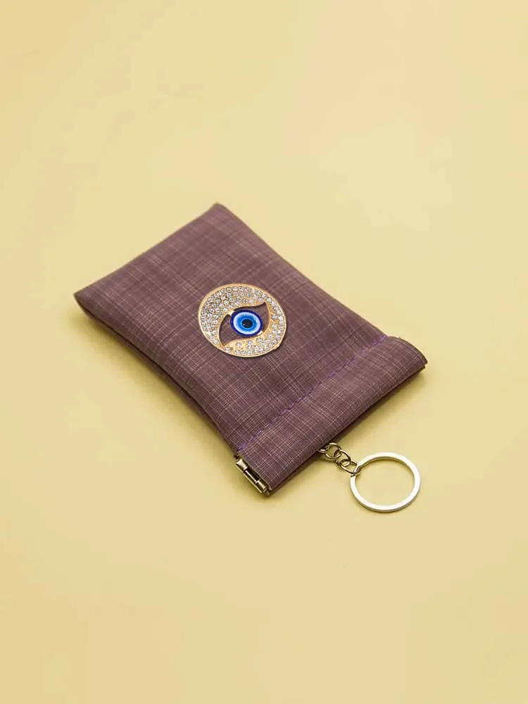 Household Key Wallets - PU License & Coin Store Modernism Luminous Sphere Decor