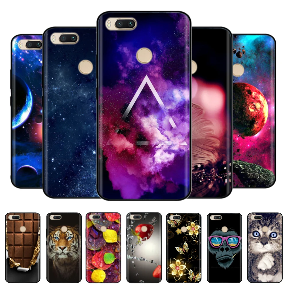 

For Xiaomi Mi 5X Mi A1 Silicone Bumper Soft TPU Back Cover Phone Case For Xiaomi MiA1 Mi 5X Mi5X Xiomi Mi A1 Case Coque Fundas