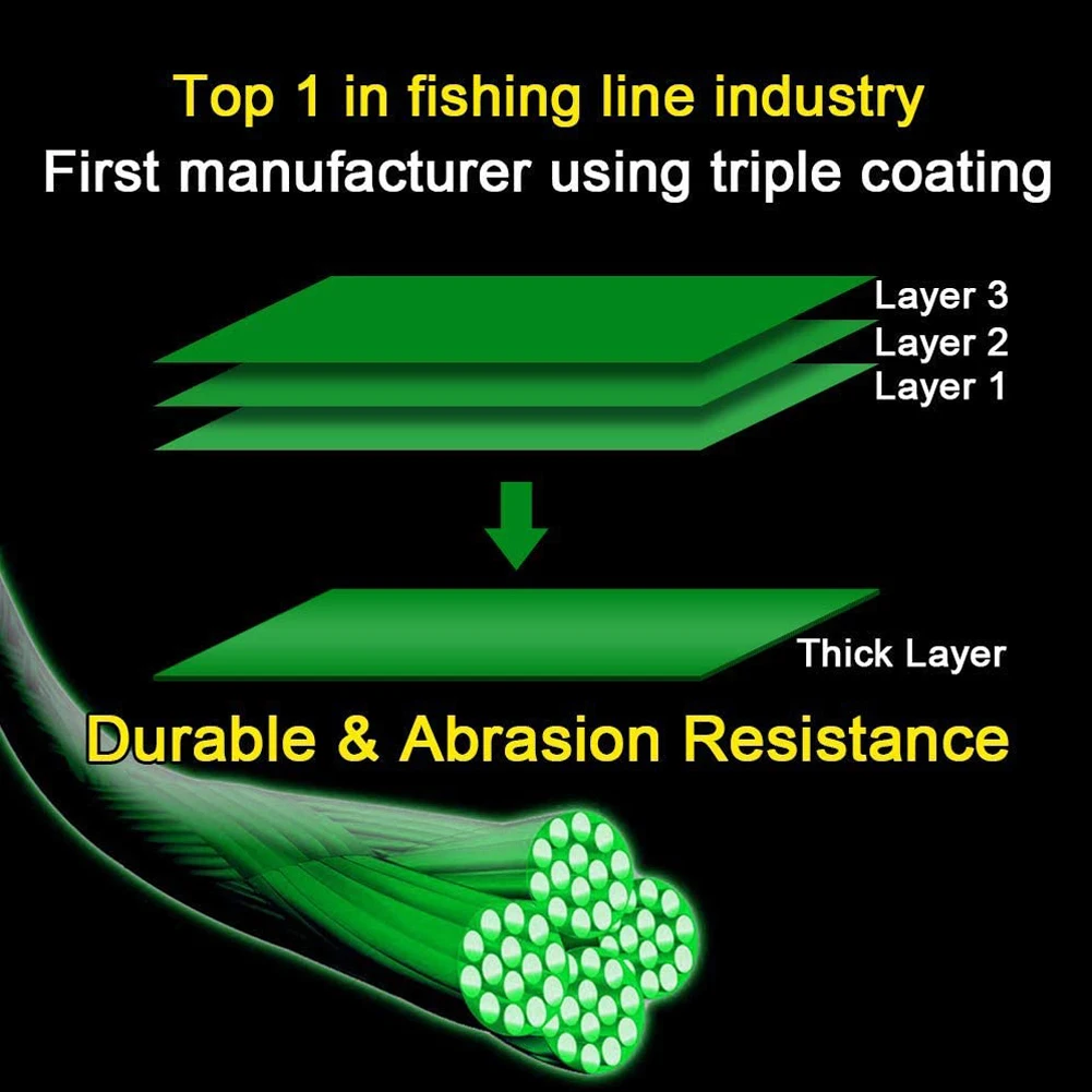 Warknife 500M Brand Line Japan Multifilament 100% PE Braided Fishing Line 6LB to 100LB 13 Colors carp fishing 4
