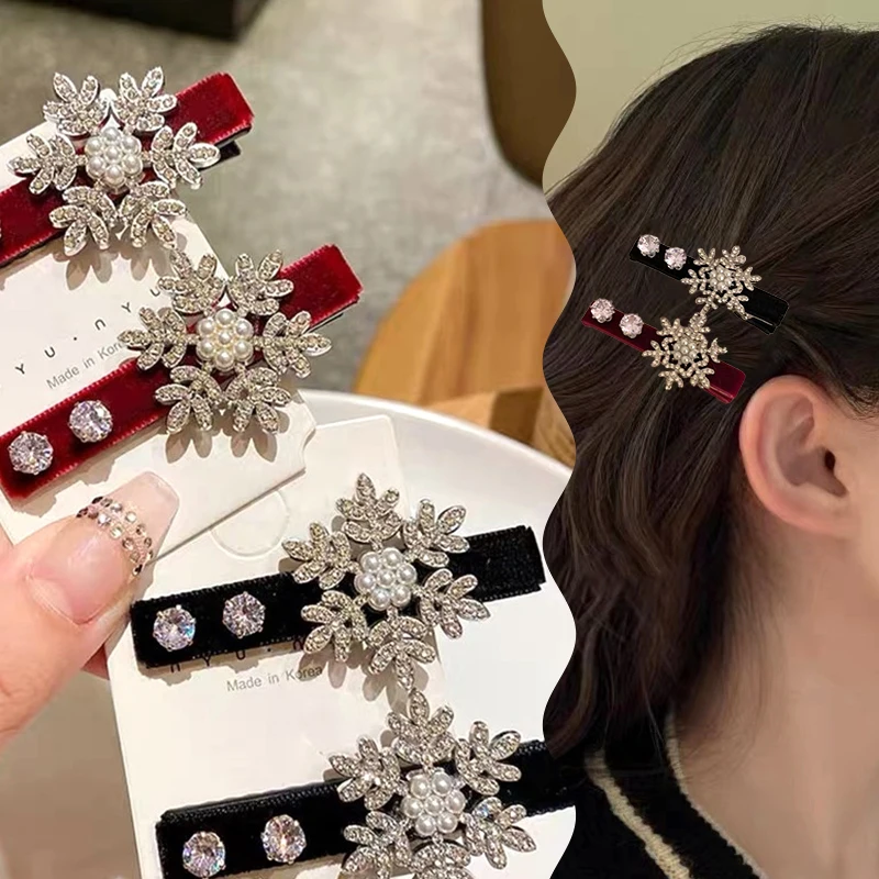 

1 шт., заколка для волос в виде снежинки