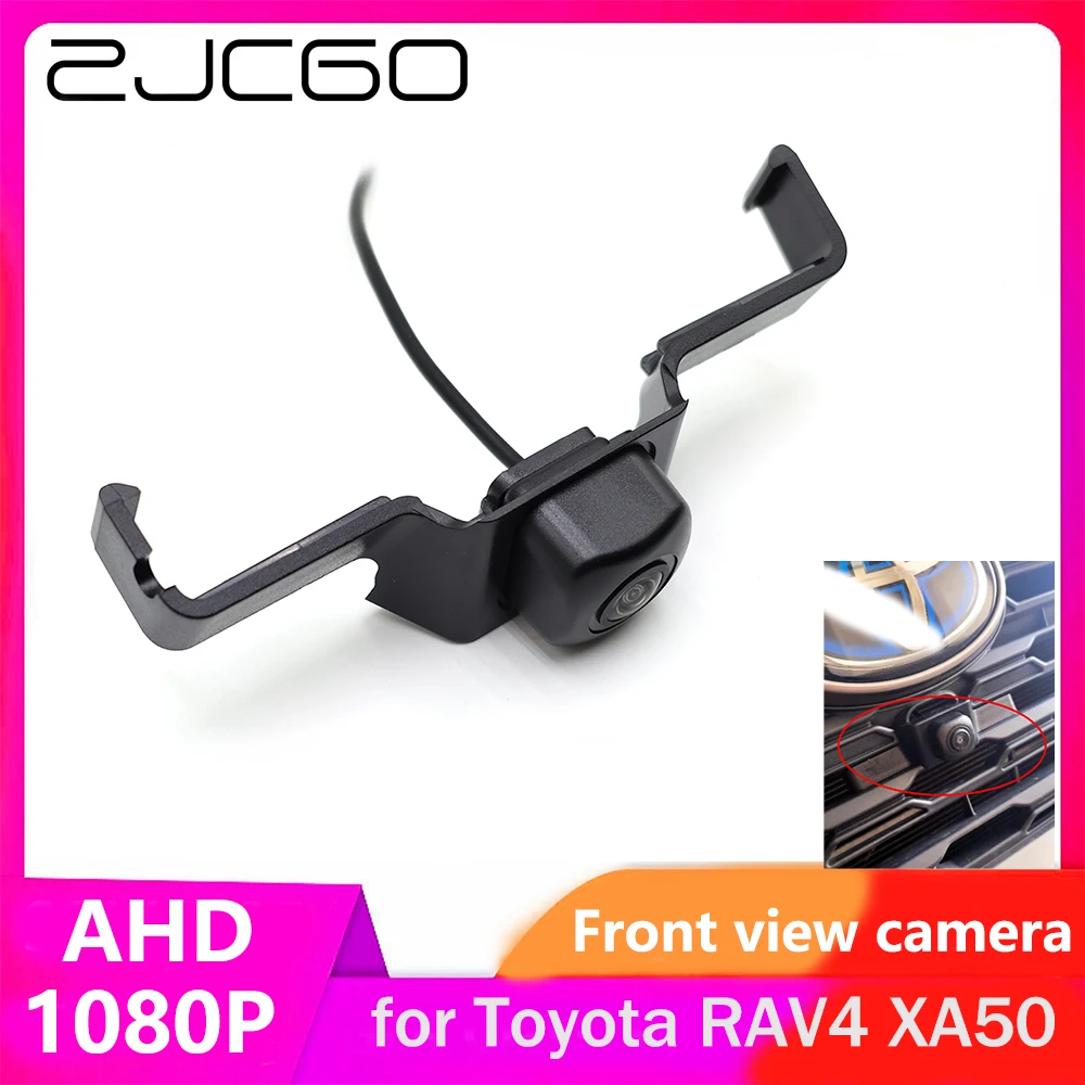 

ZJCGO AHD CVBS 1080P 170° Car LOGO Parking Front View Camera for Toyota RAV4 XA50 2019 2020 2021 2022