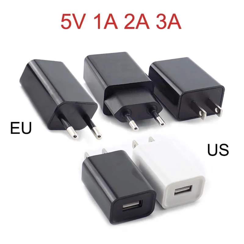 5V1A2A3ATravelUSBAdapterPhoneChargerPowerSupplyAdapterWall