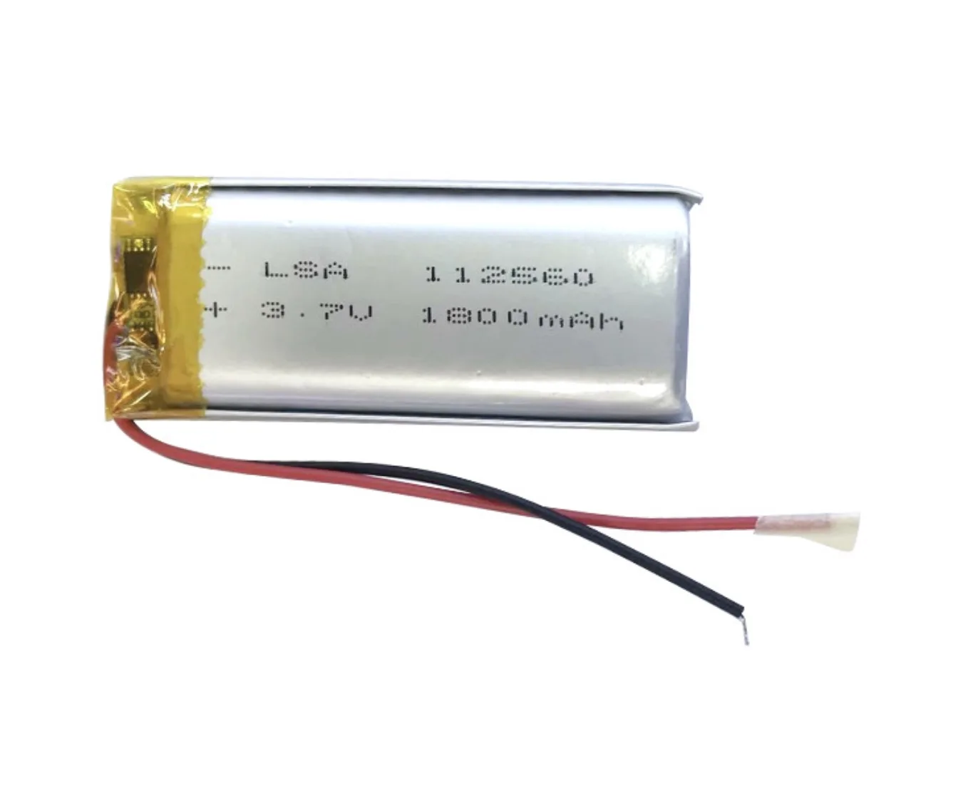 3.7V充電式バッテリー 112560 ポリマーリチウム電池 1800mAh 3.7V ワイヤレスルーター LED ランプは 1100  回繰り返し充電されます - AliExpress