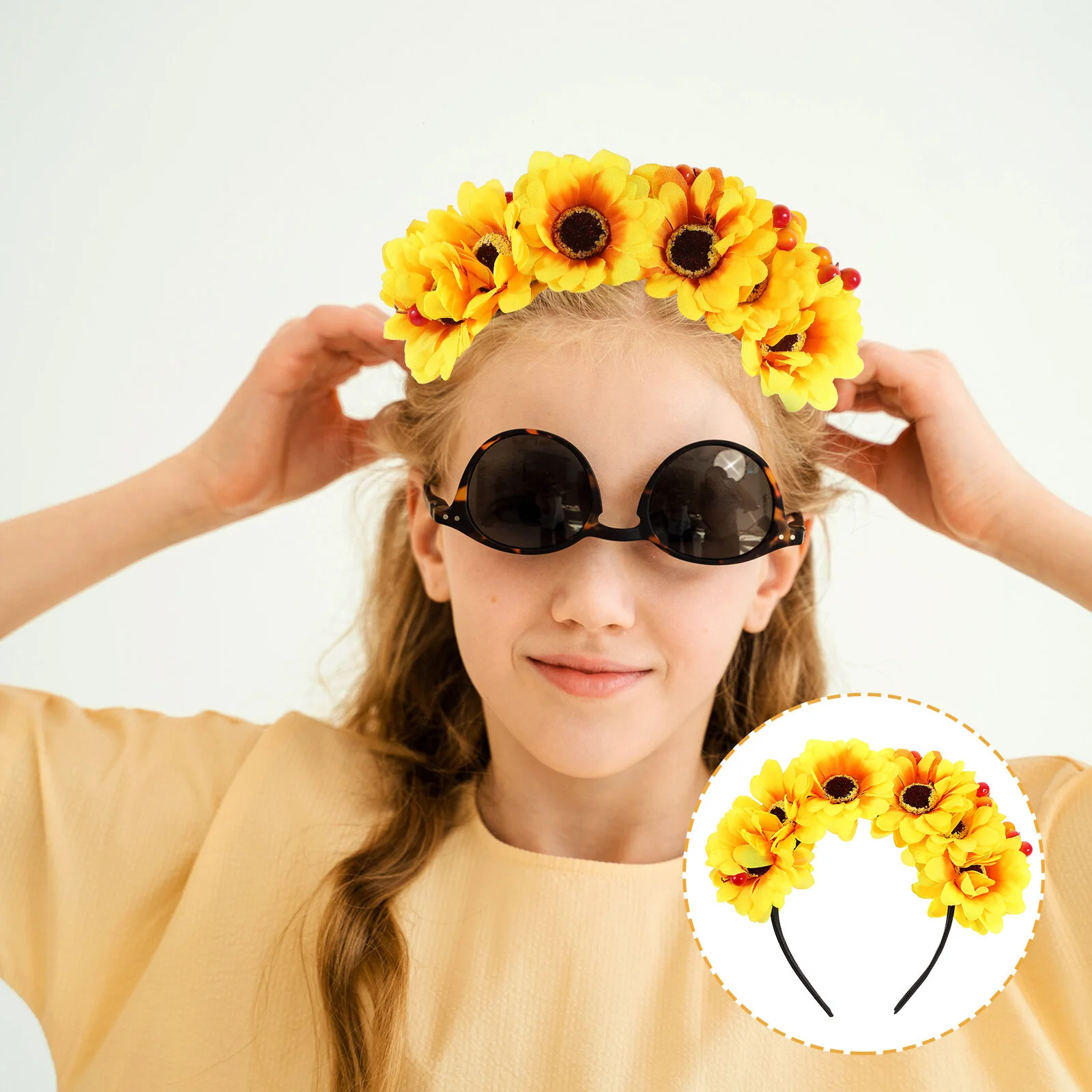 

Hairpin Headband Headbands for Girls Prom Headpiece Flower Decorate Accessories