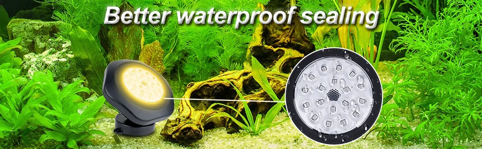 Description Picture 6 of item6000K/3000K Solar Underwater Lights Outdoor Solar LED Pool Light Decoration Lights for Pond Fountain Aquarium Patio Lawn Light