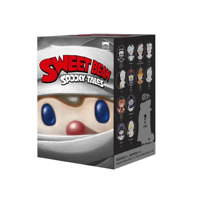 thumbnail image 1 of POP MART Sweet Bean Spooky Tales Series Caja ciega aleatoria Juguetes Caja misteriosa Figura original Muñeca linda Modelo Kawaii Regalo, 1 of 5