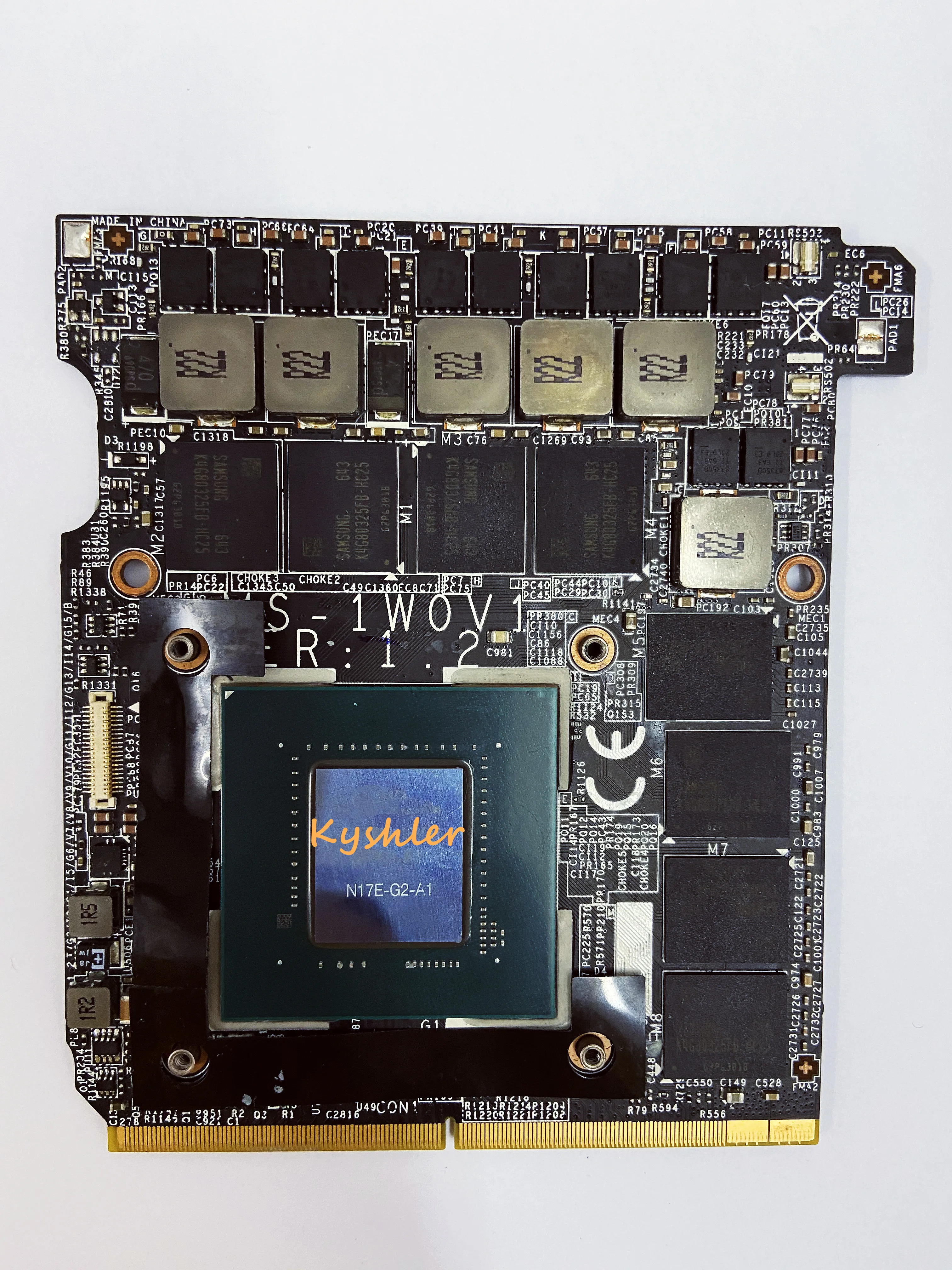 ブランド新GTX1070M gtx 1070メートル8ギガバイトGDDR5 mxmビデオvga 