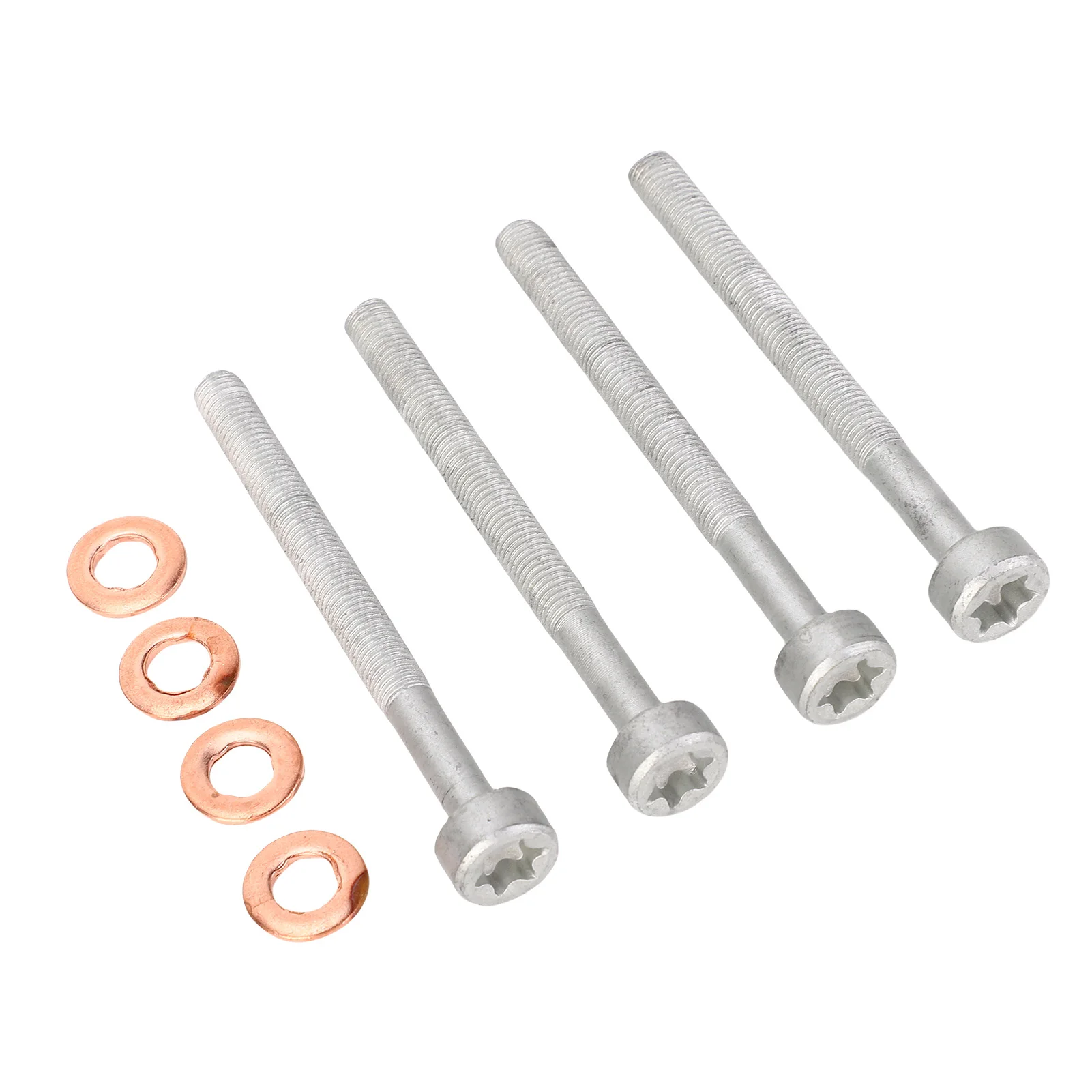 A6110170060  Fit Robust Metal Heatproof Injector Bolt and Washer for Vehicle Replacement for OM651 Series Derve Engines