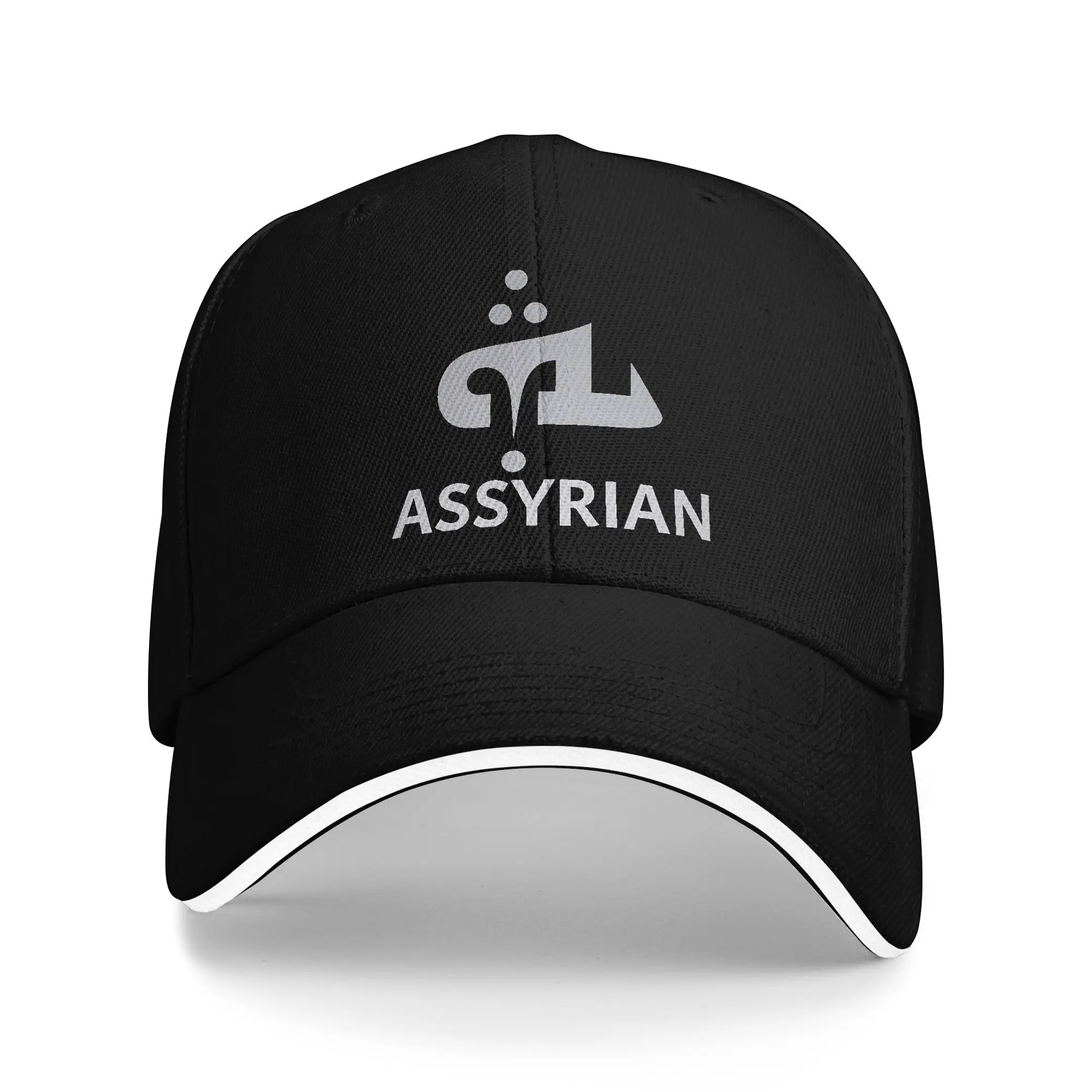 Assyrische Flagge Baseballkappe Paar-Design für Frauen Trucker-Mütze Sommer Streetwear Outdoor Sport Sonnenschutz Baseballkappen – Detail 2