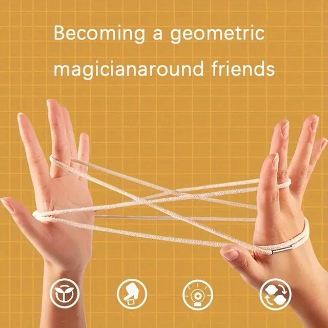 Classic Traditional Flip Rope Game Children's Innovative Ability Enlightenment Educational Toys Fun Interactive Rope Game 2