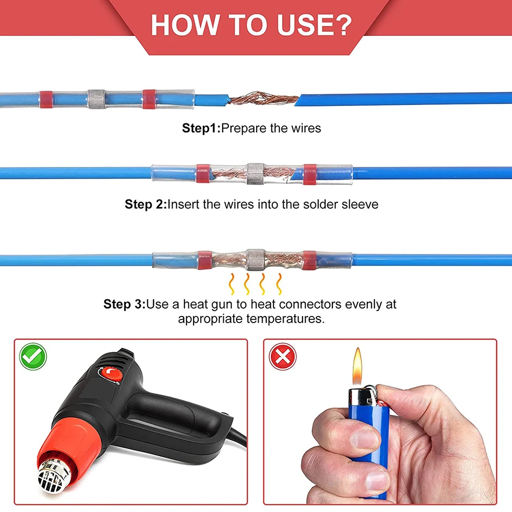 (🔥Hot Sale Now – 50% Off) Waterproof Solder Wire Connectors