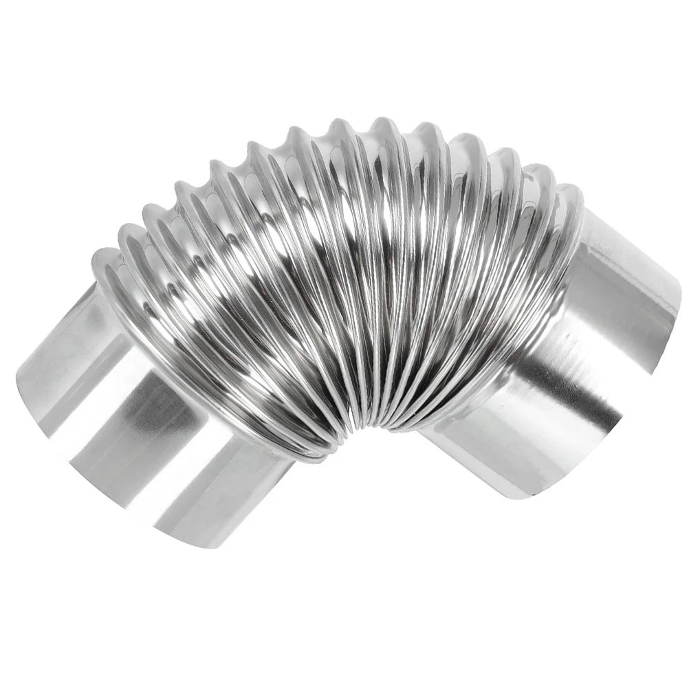 

Firewood Heating Stove Stainless Steel Elbow Chimney Flue Vent Chimney Extensions Exhaust Flexible Smoke for