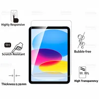 Tempered Glass For Apple iPad 10 10.9 10th Generation iPad10 2022 2023 A2757 A2777 Full Coverage Screen Protector Tablet Film 2