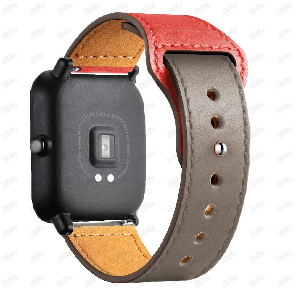 Premium Leather Watch Band - Elegant 20mm/22mm Strap Bracelet