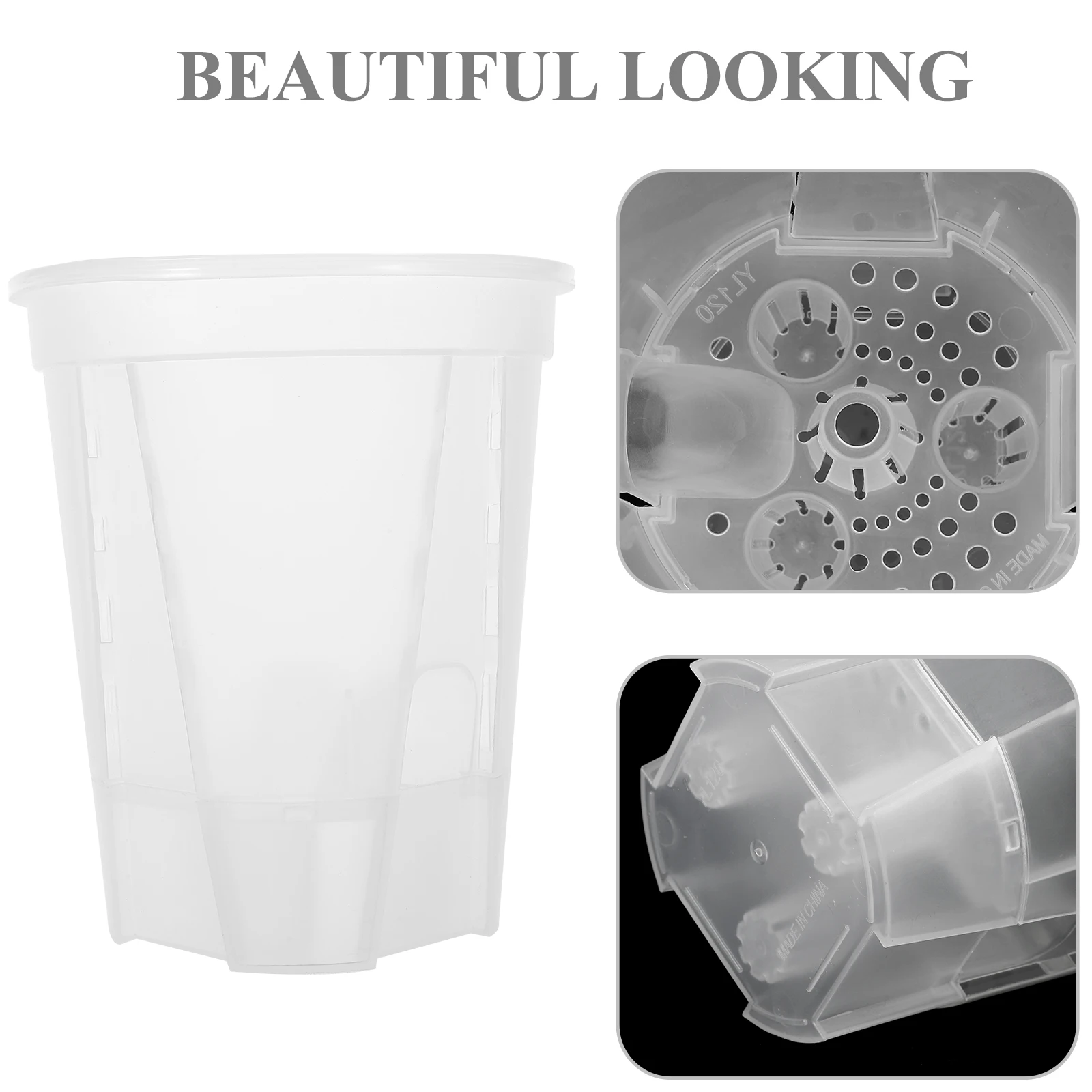 5Pcs Self Watering Flower Pot flower pot hydroponic flower pot plant pot For Indoor Plants Automatic Water-absorbing Flower Pot Orchid Pot Self Watering Plant Container