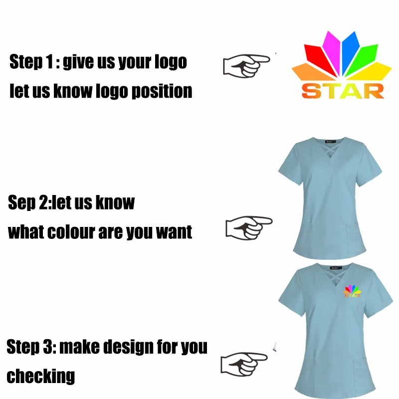 Uniforms Women Printing Scrubs Sets Pet Grooming Dentistry Suits Summer Workers Top Workwear Nursing Medical Outfit