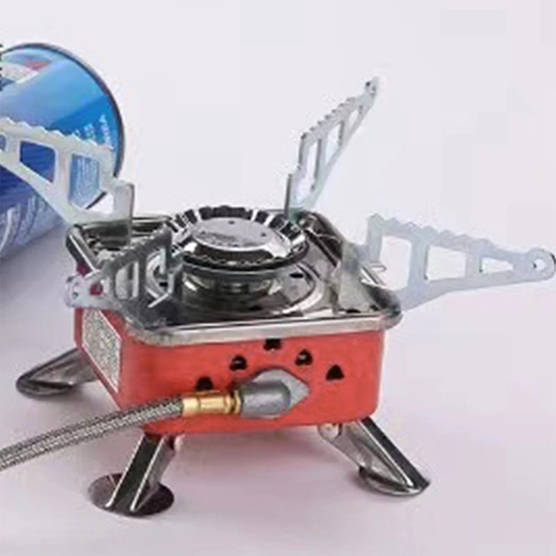 Mini Foldable Cooking Stove Outdoor Hiking Picnic BBQ Stoves Burner For Camping Backpacking Tourist Stainless Steel Heater portable gas stove
