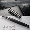 LT Hongdian 1866 wooden Fountain Pen Natural Handmade Pen EF/F Writing Ink Pen For Gift 1