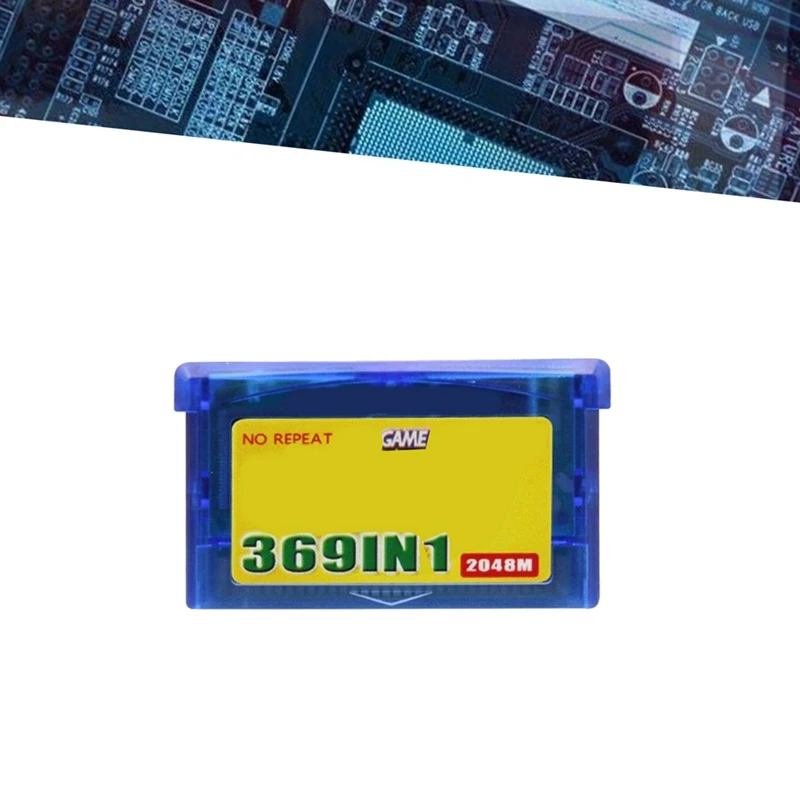 369-In-1 Game Cartridge for GBA Game Boy Advance Video Console Card English Combined Card