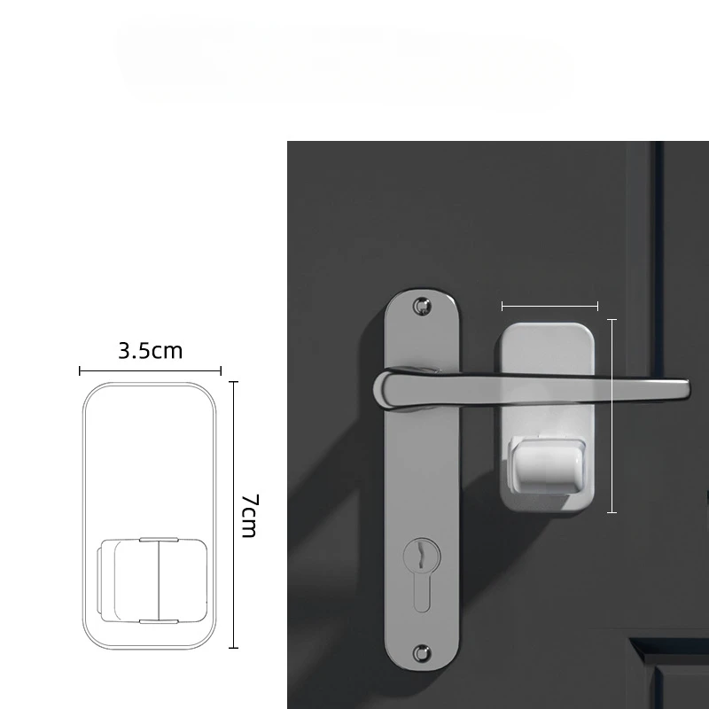 Child Safety Lock Door Handle Fixing Lock Baby Anti Opening Anti Pinch Hand Child Protection Baby Protection Safety