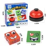 Montessori Cube Table Game Toy  Kids Face Change Expression Puzzle Building Blocks Early Educational Toys for Children Gifts 5