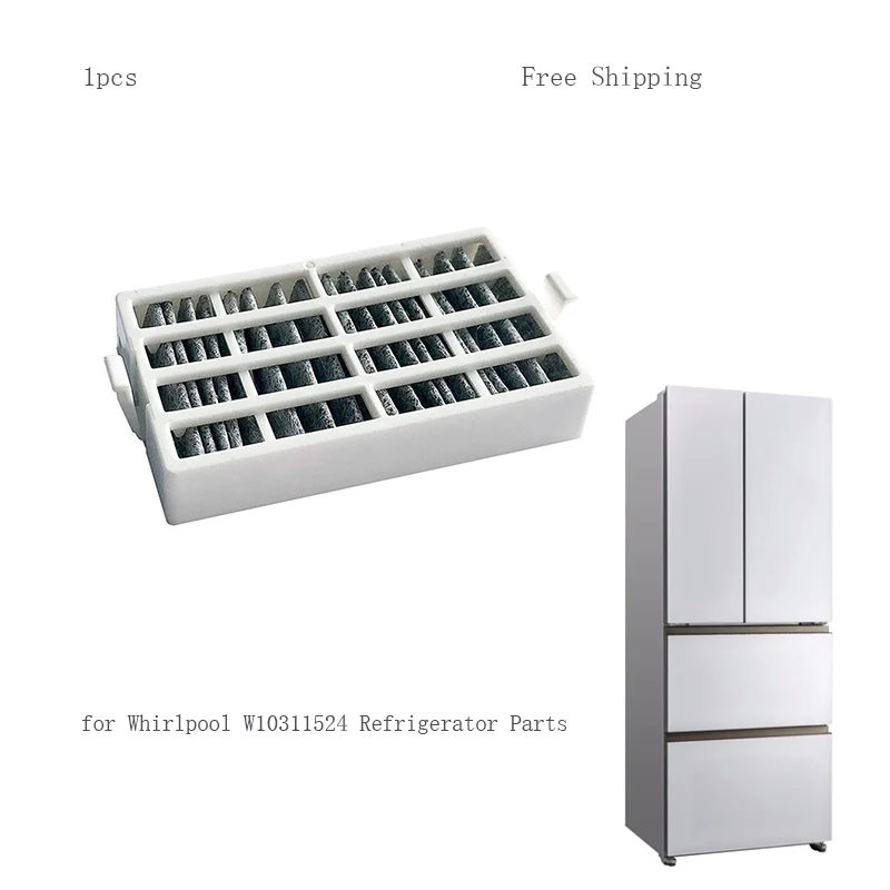 1PCS Whirlpool W10311524 Refrigerator Parts,for Whirlpool Strong Water Absorption & Dust Removal Refrigerator Air Filter composite filter for mijia air purifier f1 hepa filtration three layer filter pm2 5 formaldehyde removal