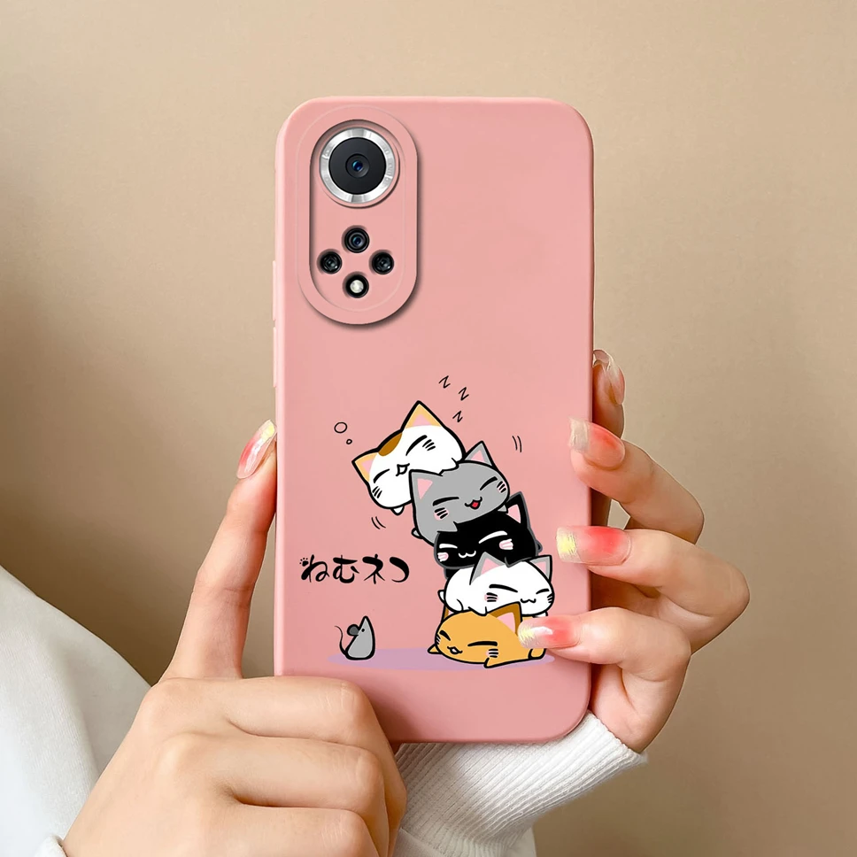 Liquid Silicone Patterned Back Cover Phone Case - Stylish & Protective