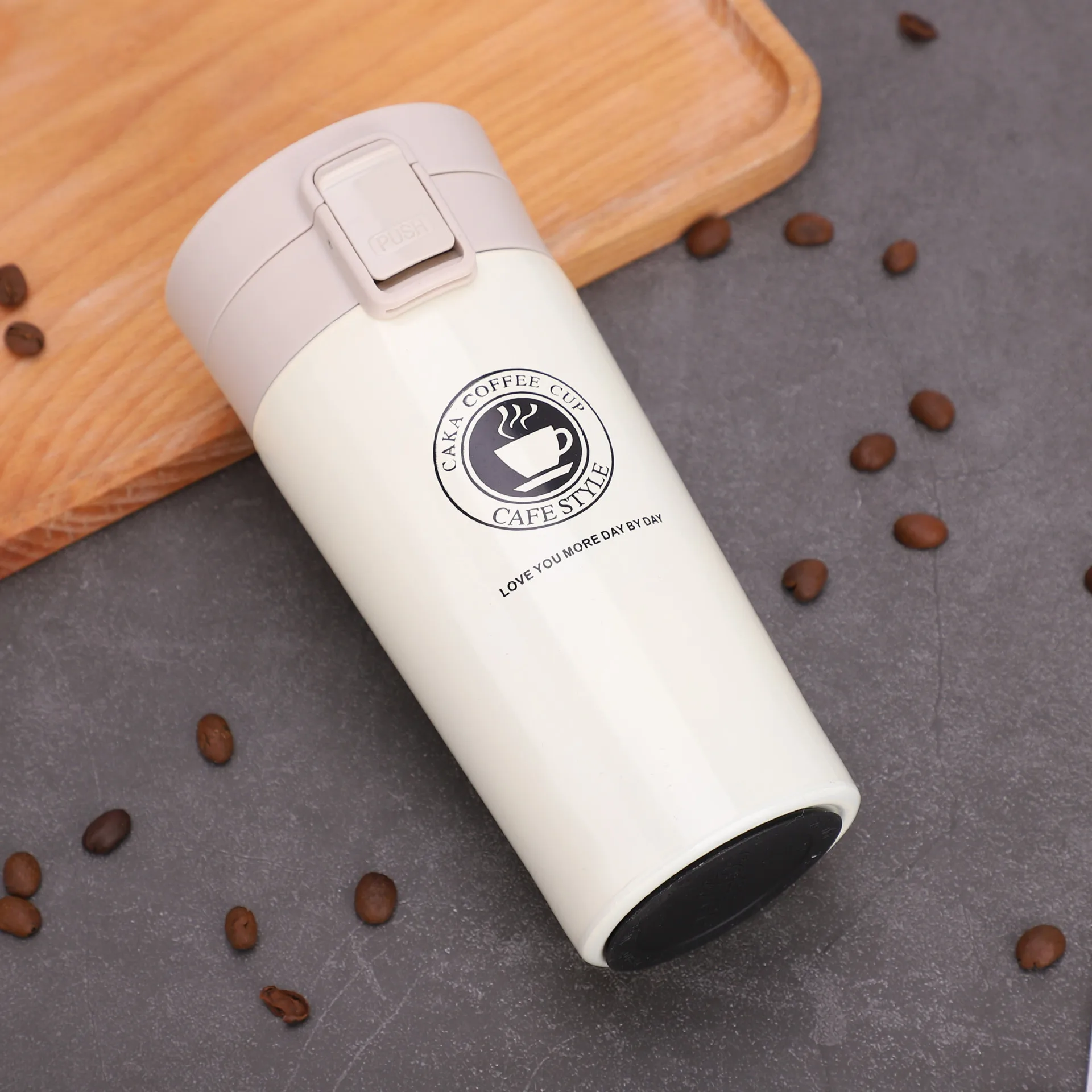 Travel Stainless Steel Coffee Thermos Double Wall Vacuum Insulated Tumblers  Tea & Drinks Mug