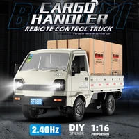 1:16 Rc Car With LED Lights 2.4G Simulation Remote Control Vehicle 4WD Off-Road Car Pick Up Truck Model Toys For Kids Gifts 2