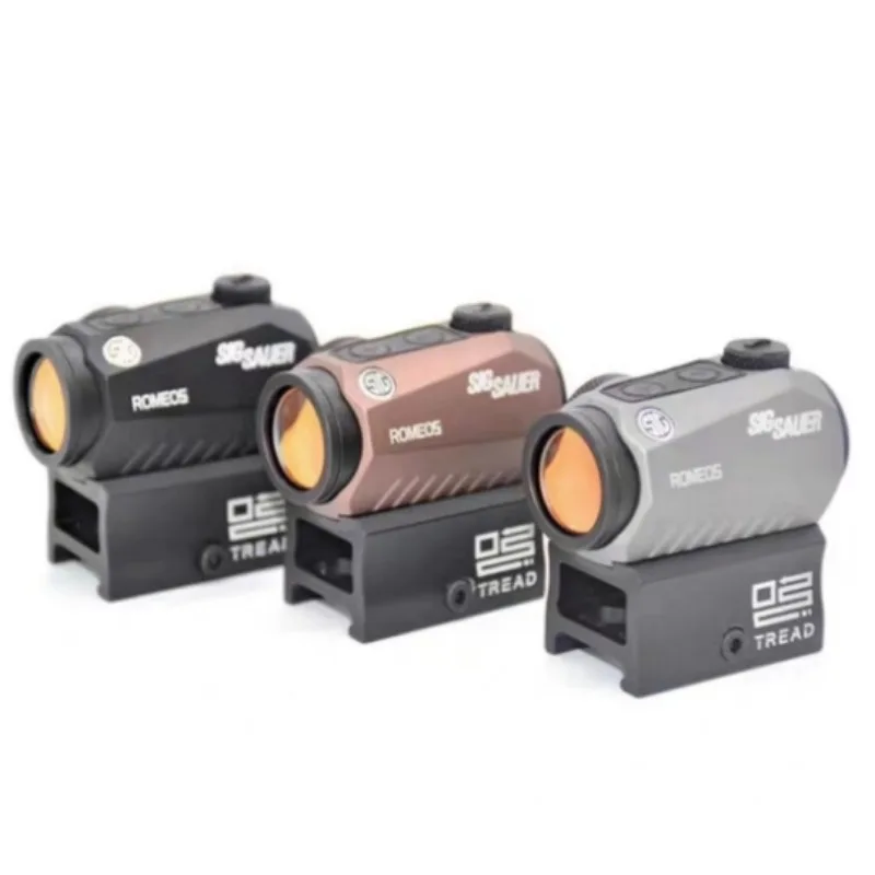 

1PCS SIG R5 All-metal 20mm Card Slot Romeo 5+ Raised Base HD Red Dot Sight in Red Film
