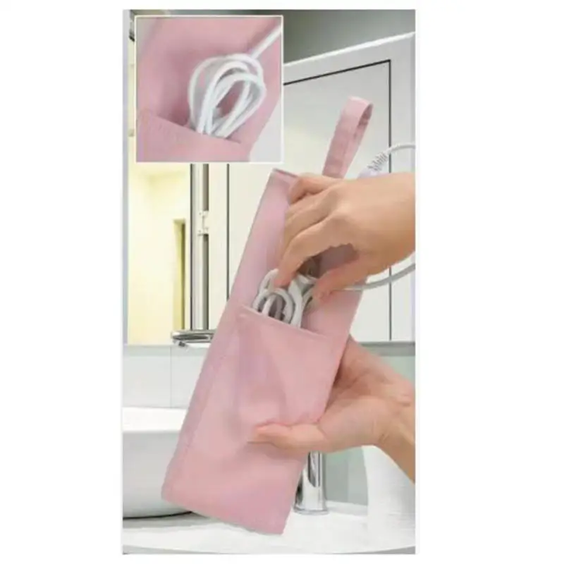 Curling Iron Storage Bags Heat-resistant Hanging Storage Bag Portable Thermal Insulation Straight Clip Hanging Bag Travel